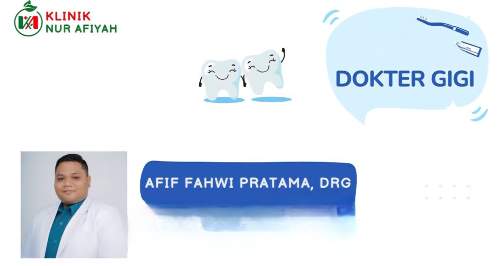 Drg. Afif Alumni SD sampai SMA Al Muslim, dokter gigi yang gigih dan sabar Drg. Afif Alumni SD sampai SMA Al Muslim, dokter gigi yang gigih dan sabar